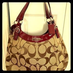 Coach handbag with wallet